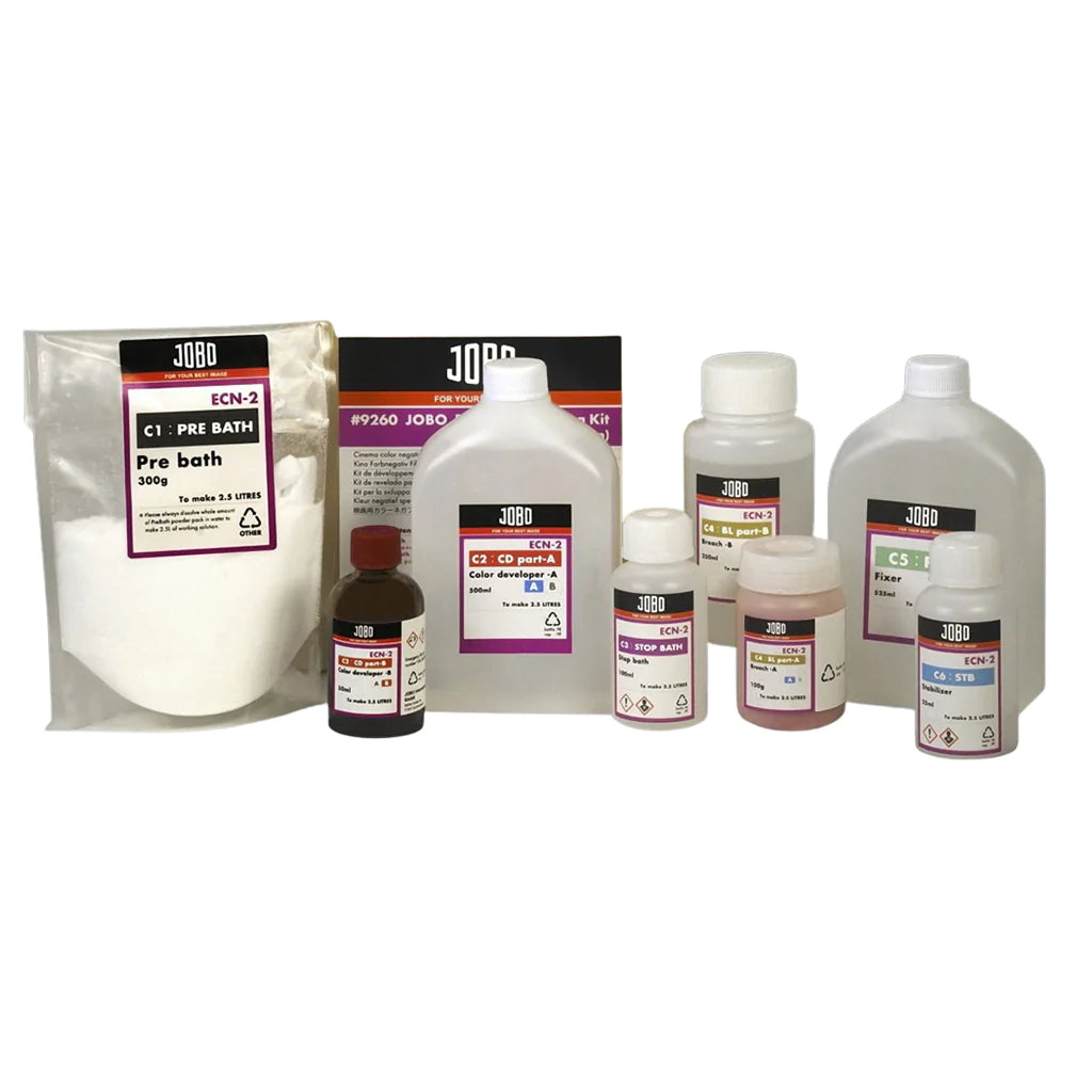 JOBO ECN-2 Motion Picture Look Developing Kit 2.5 Litre (9260)-Colour Film Chemistry-JOBO