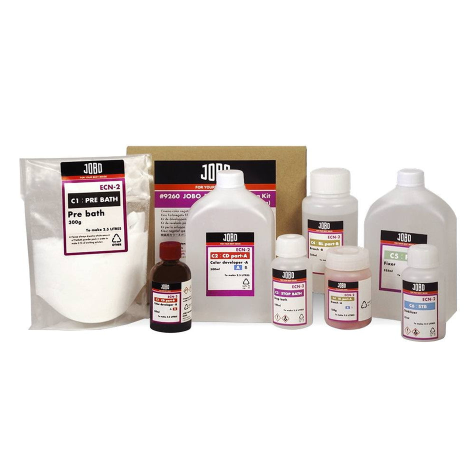 JOBO ECN-2 Motion Picture Look Developing Kit 2.5 Litre (9260)-Colour Film Chemistry-JOBO