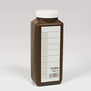 Kaiser Fototechnik 4193 Chemical Storage Bottle, 1000 ml - Brown-Darkroom Accessories-Kudos Cameras