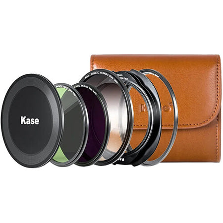 Kase Wolverine Magnetic Master Filter Kit III - 77mm (CPL, ND1000 & Soft GND0.9) - 95mm-77mm Filter Kit-KASE