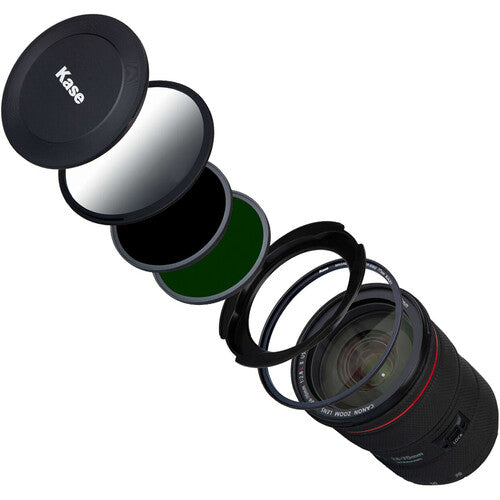 Kase Wolverine Magnetic Master Filter Kit III - 77mm (CPL, ND1000 & Soft GND0.9) - 95mm-77mm Filter Kit-KASE