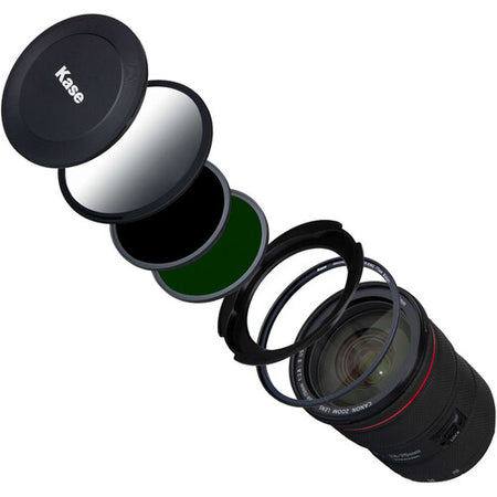 Kase Wolverine Magnetic Master Filter Kit III - 77mm (CPL, ND1000 & Soft GND0.9) - 95mm-77mm Filter Kit-KASE