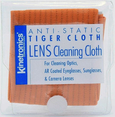 Kinetronics ASC-TC5 TIGER CLOTH Anti-Static Microfibre Cleaning Cloth - 130 x 145 mm-Darkroom Accessories-Kudos Cameras