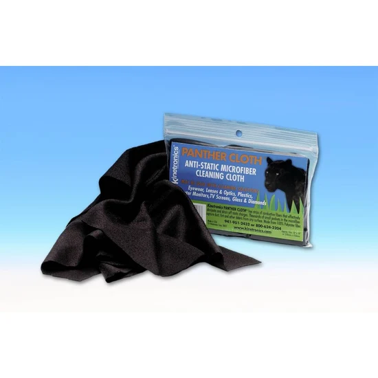 Kinetronics PC-MPC5 PANTHER CLOTH Anti-Static Microfibre Cleaning Cloth - 130 x 145 mm-Darkroom Accessories-Kudos Cameras