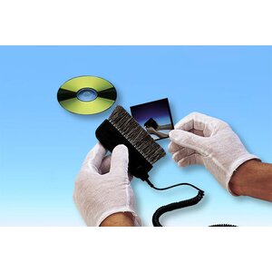 Kinetronics SW-101 StaticWisk Anti-Static Brush - 100mm with Grounding Cable-Darkroom Accessories-Kudos Cameras