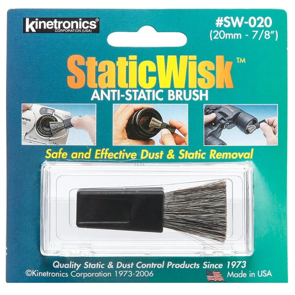 Kinetronics SW-20 StaticWisk Anti-Static Brush - 20mm-Darkroom Accessories-Kudos Cameras
