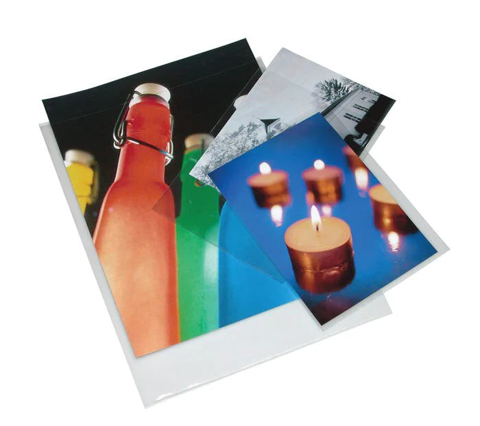 Print File 20x24-6PR Presentation Pocket, 1/16" lip-6mil-Polypro 20-1/4x24-5/16 Pack of 25 (disc)-6mi Presentation Pockets-Print File
