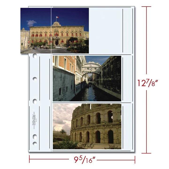 Print File 46-6G pack of 25 for 6 - 4" x 6" prints-Archival Albums & Clear Album Pages-Print File