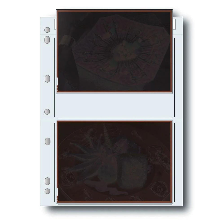Print File 57-2B pack of 100 for 2 - 5" x 7" negatives or transparencies-Negative Sleeves-Kudos Cameras