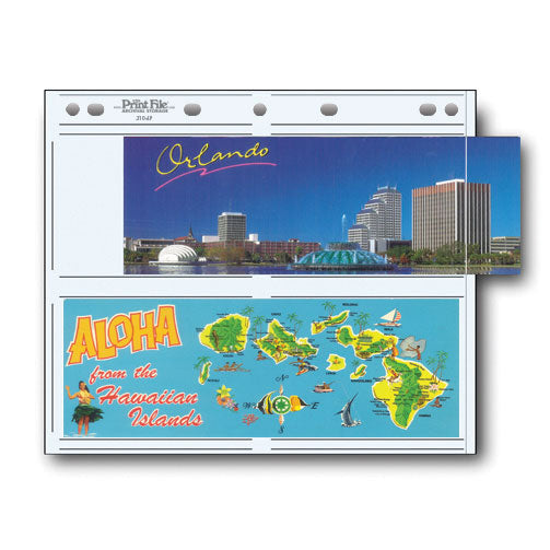 Print File Archival 310-4P Print Preservers for 4 Panoramic Prints - 3.5 x 10" (25 Pack)-Print Preservers-Kudos Cameras