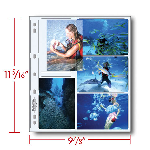Print File Archival 35-10P Print Preservers for 10 Prints - 3.5 x 5" (100 Pack)-Print Preservers-Kudos Cameras
