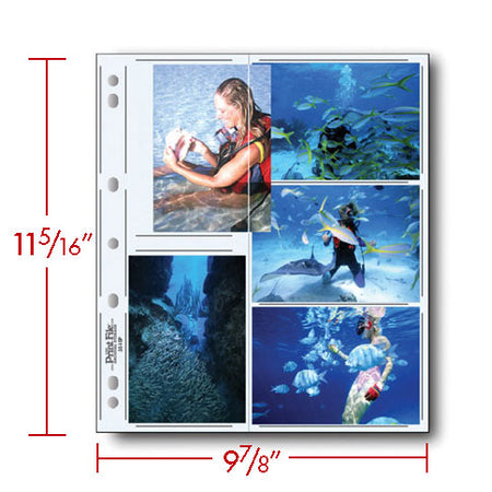 Print File Archival 35-10P Print Preservers for 10 Prints - 3.5 x 5" (100 Pack)-Print Preservers-Kudos Cameras