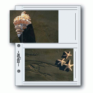 Print File Archival 35-4C Album Pages - Compact (Clear) for 4 Prints - 3.5 x 5" (12 Pack)-Archival Albums & Clear Album Pages-Kudos Cameras