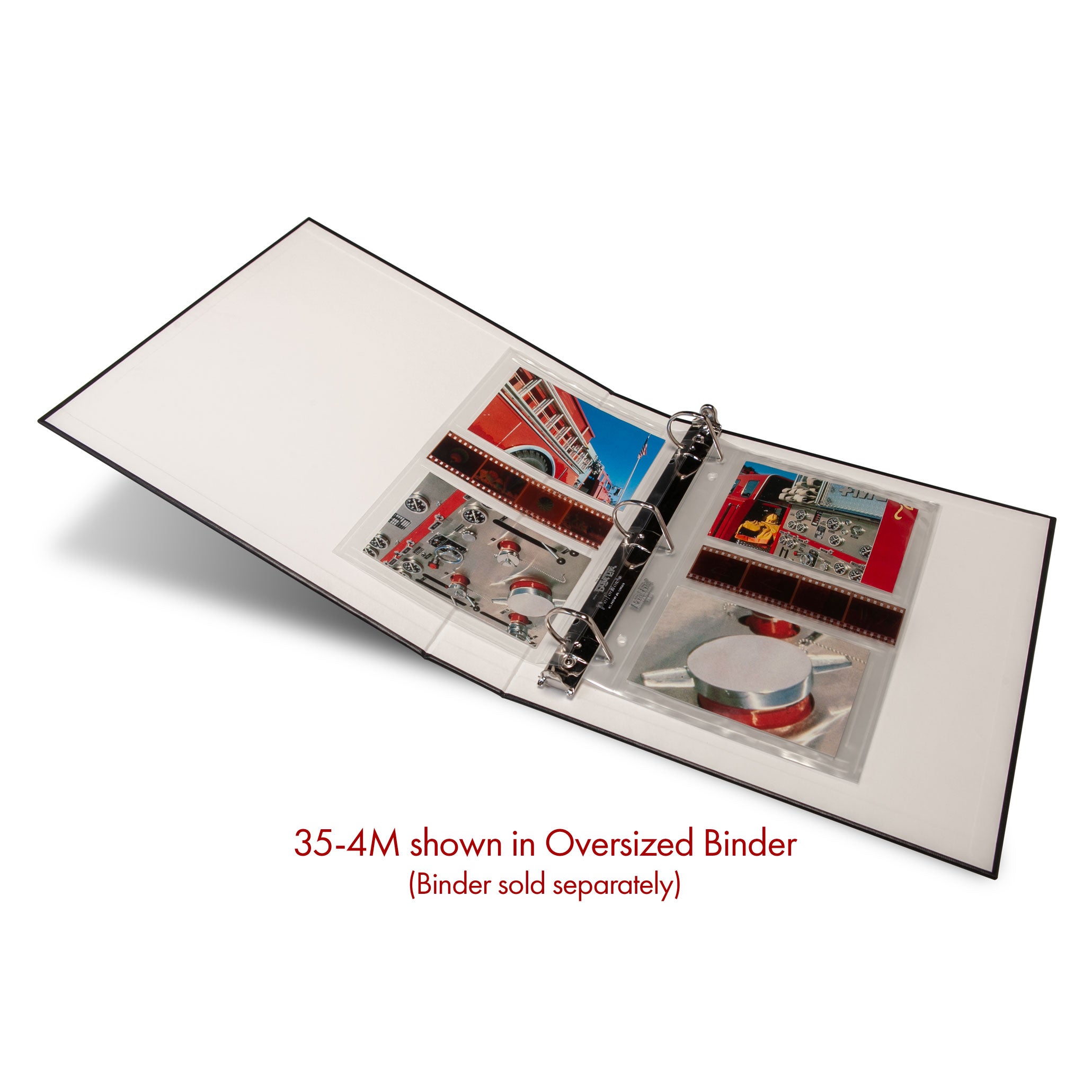 Print File Archival 35-4M Album Pages - Medium (Clear) for 4 Prints - 3.5 x 5" (25 Pack)-Archival Albums & Clear Album Pages-Kudos Cameras