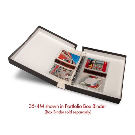 Print File Archival 35-4M Album Pages - Medium (Clear) for 4 Prints - 3.5 x 5" (25 Pack)-Archival Albums & Clear Album Pages-Kudos Cameras
