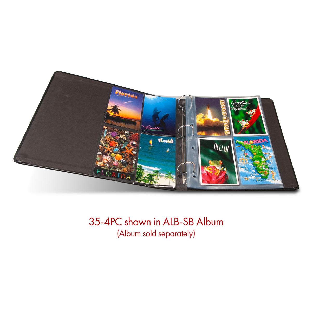 Print File Archival 35-4PC Print Preservers for 4 Postcards - 3.5 x 5.5" (25 Pack)-Print Preservers-Kudos Cameras