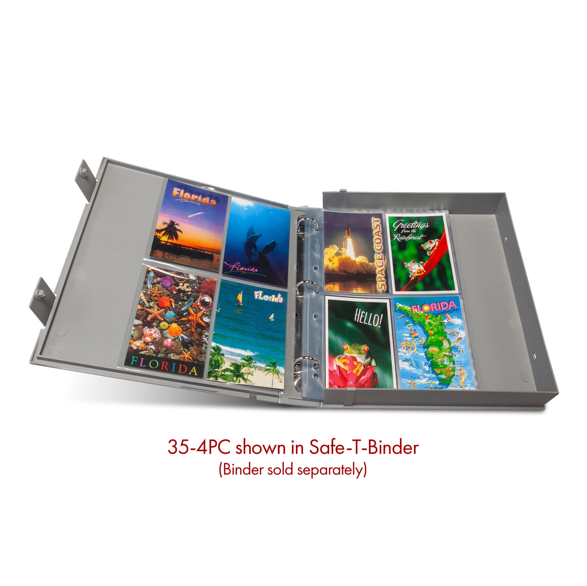 Print File Archival 35-4PC Print Preservers for 4 Postcards - 3.5 x 5.5" (25 Pack)-Print Preservers-Kudos Cameras