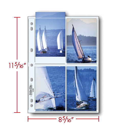 Print File Archival 35-8PX Print Preservers for 8 Prints - 3.5 x 5.25" (25 Pack)-Print Preservers-Kudos Cameras