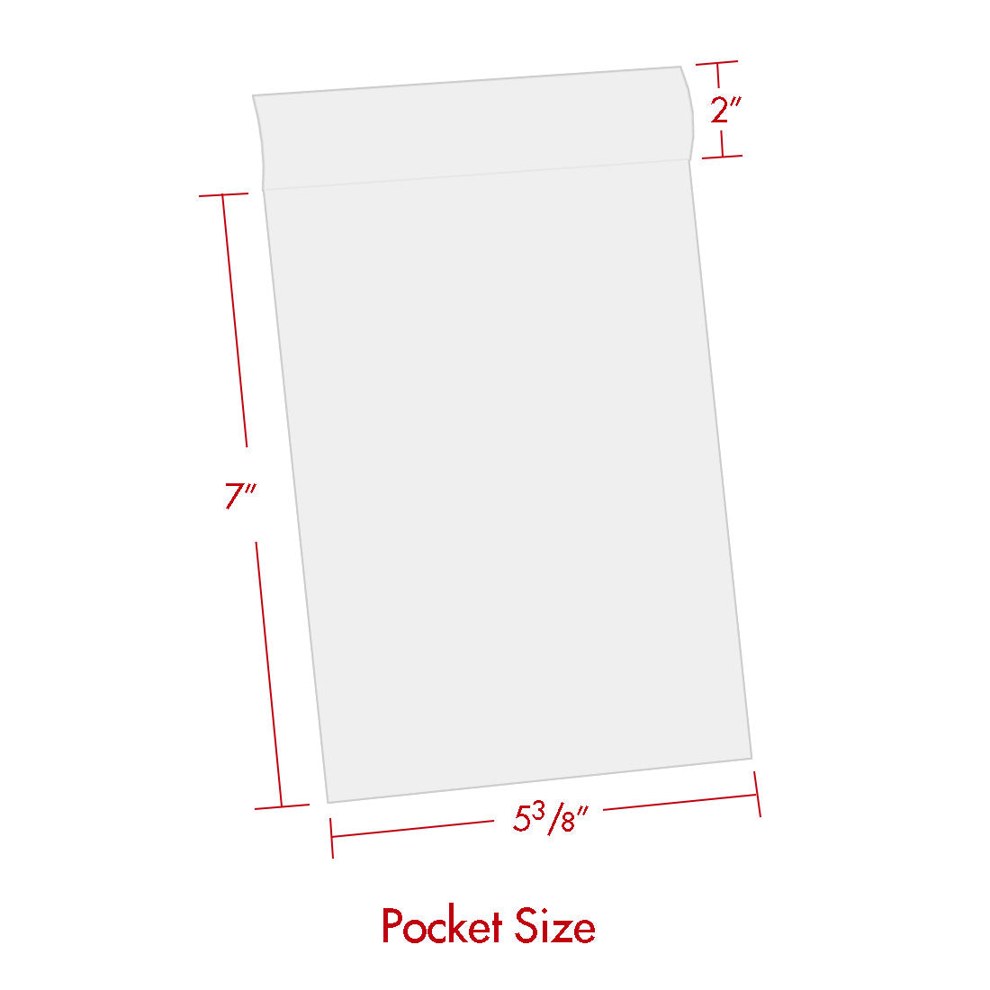 Print File Archival 5×7-BAG Storage Bags with 2" Flap - 5 x 7" (100 Pack)-Polyethylene Bags-Kudos Cameras