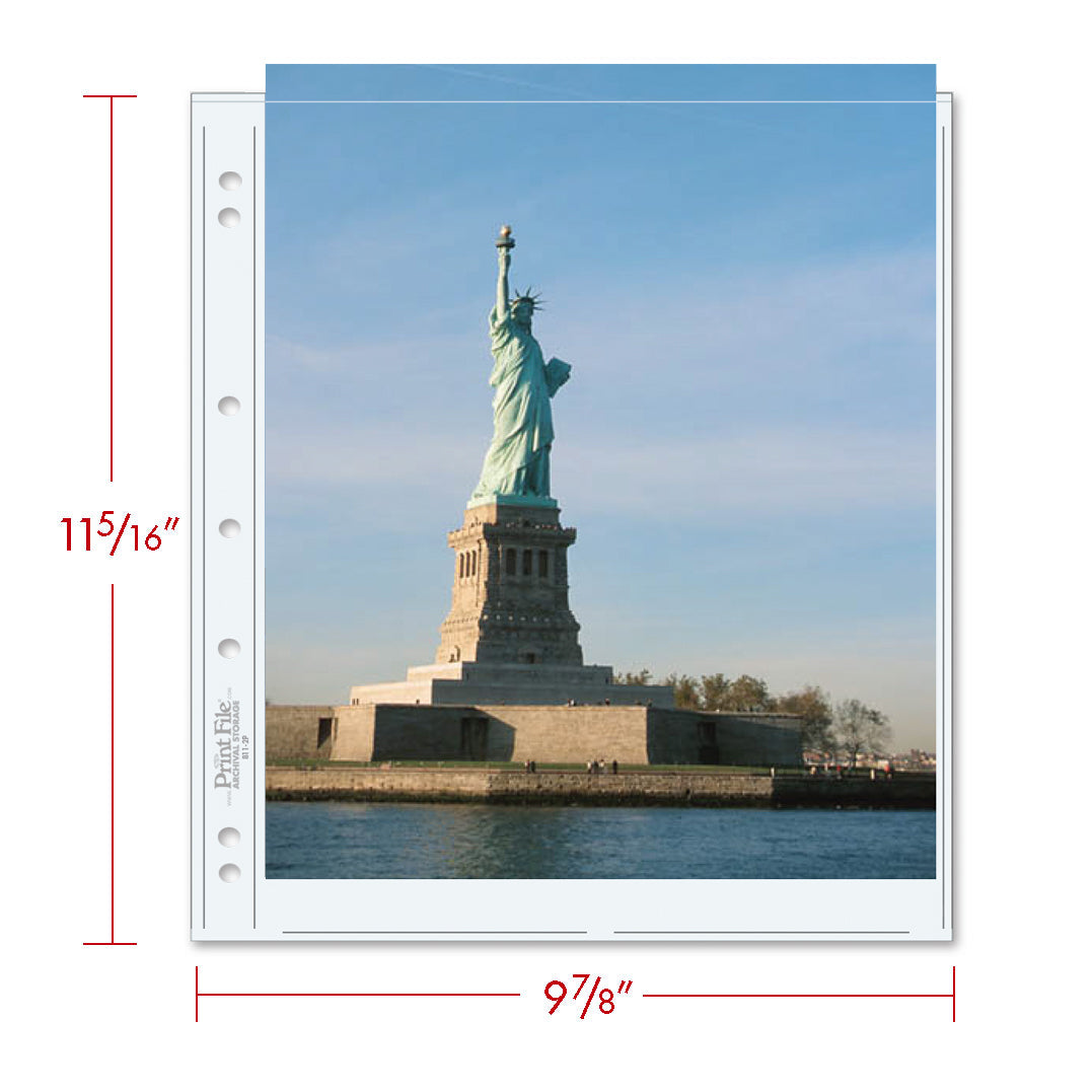 Print File Archival 811-2P Print Preservers for 2 Prints - 8.5 x 11" (100 Pack)-Print Preservers-Kudos Cameras