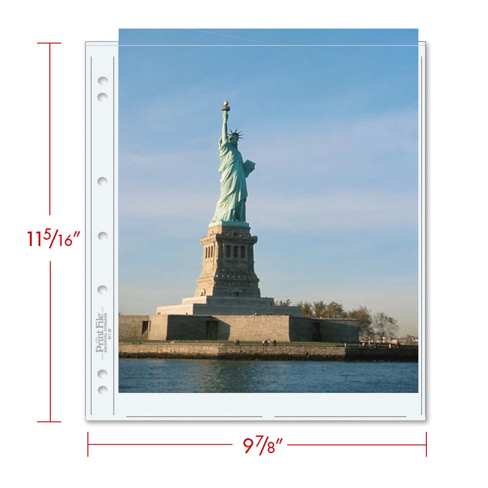 Print File Archival 811-2P Print Preservers for 2 Prints - 8.5 x 11" (100 Pack)-Print Preservers-Kudos Cameras