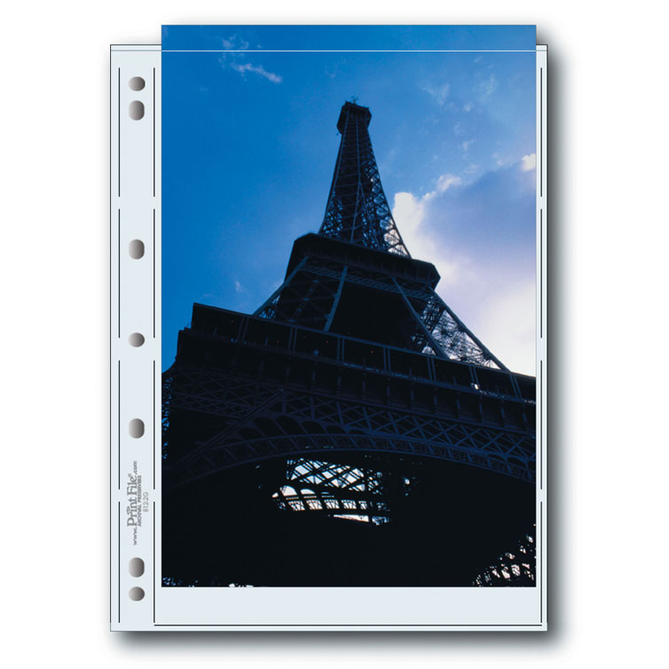 Print File Archival 812-2G Album Pages - Extra Tall (Clear) for 2 Prints - 8 x 12" (25 Pack)-Archival Albums & Clear Album Pages-Kudos Cameras