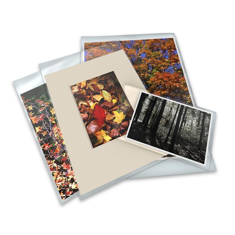 Print File Archival 8.5×11-BAG Storage Bags with 2" Flap - 8.5 x 11" (100 Pack)-Polyethylene Bags-Kudos Cameras