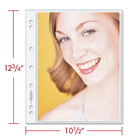 Print File Archival 912-2P Print Preservers for 2 Prints - 9 x 12" (25 Pack)-Black 3-Ring Oversize Album-Kudos Cameras