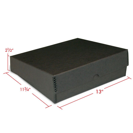 Print File Archival BBB12112 Metal-Edge Box Binder (Black)-3-Ring Metal Edge Binder Box-Kudos Cameras