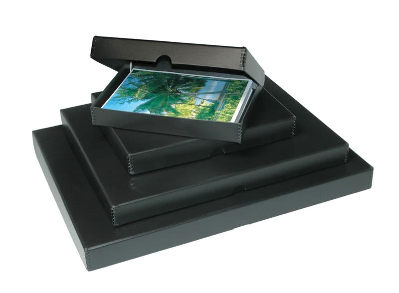 Print File Archival BCS2230 Clamshell Metal Edge Storage Box -22 x 30 x 2" (Black)-Clamshell Metal Edge Boxes-Kudos Cameras