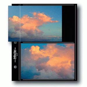 Print File Archival BLK 46-4C Album Pages &nbsp;- Compact (Black) for 4 Prints - 4 x 6" (12 Pack)-Premium Archival Albums & Black Album Pages-Kudos Cameras