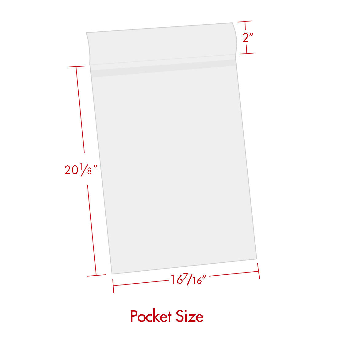 Print File Archival BOPP1620 Crystal Clear Art Protector Bags with 2" Adhesive Strip - 16 x 20" (100 Pack)-Crystal Clear Art Protectors-Kudos Cameras