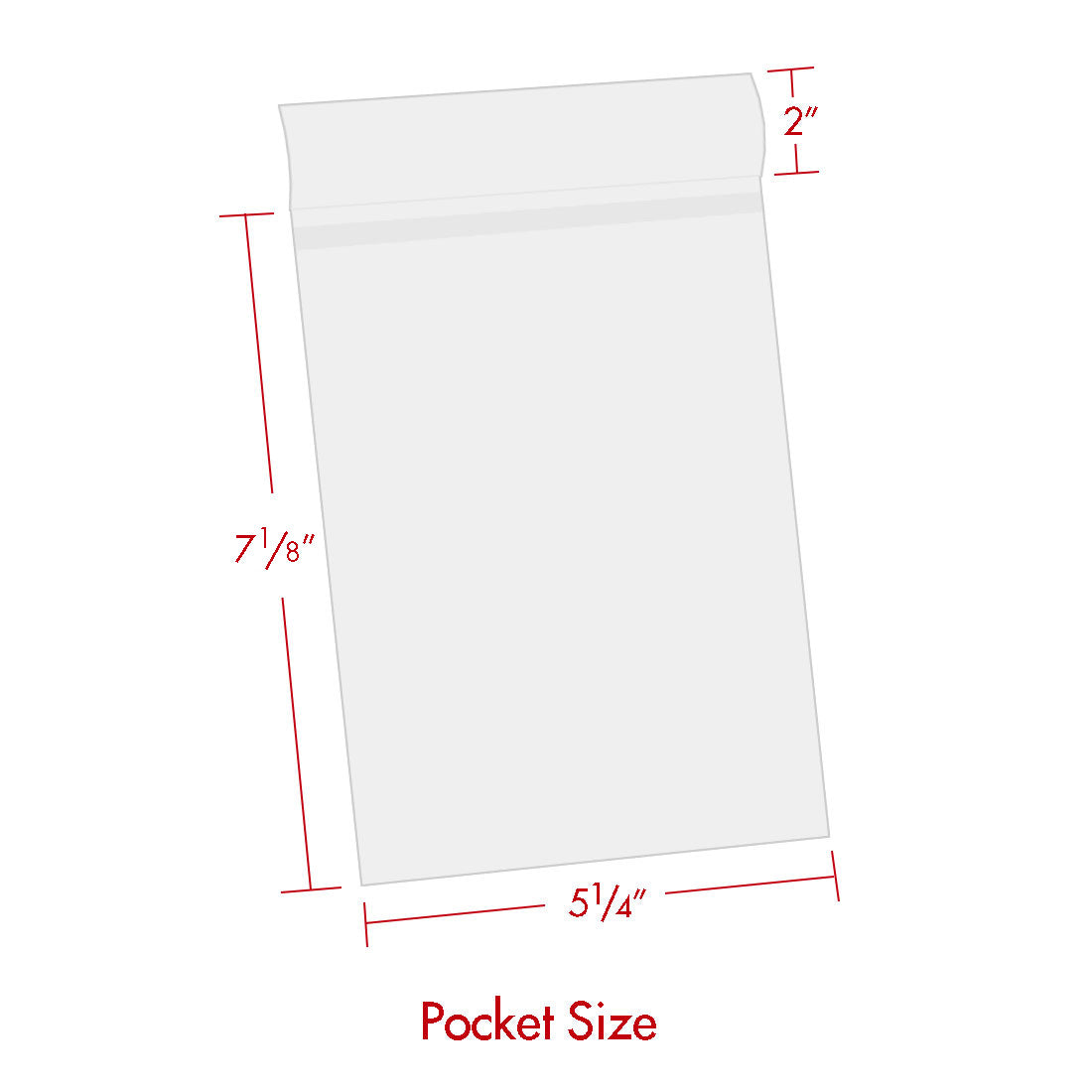 Print File Archival BOPP57 Crystal Clear Art Protector Bags with 2" Adhesive Strip - 5 x 7" (100 Pack)-Crystal Clear Art Protectors-Kudos Cameras