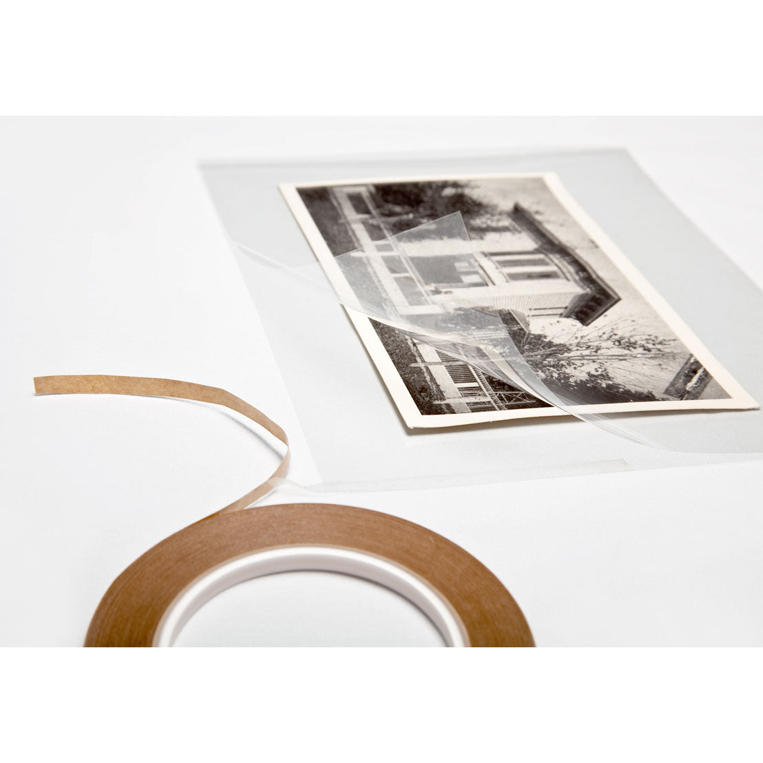 Print File Archival DBL-TAPE Double Sided Tape - ¼” x 36 yds (Clear)-Polyester Sheets/Tape-Kudos Cameras