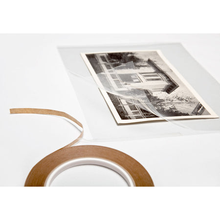 Print File Archival DBL-TAPE Double Sided Tape - ¼” x 36 yds (Clear)-Polyester Sheets/Tape-Kudos Cameras
