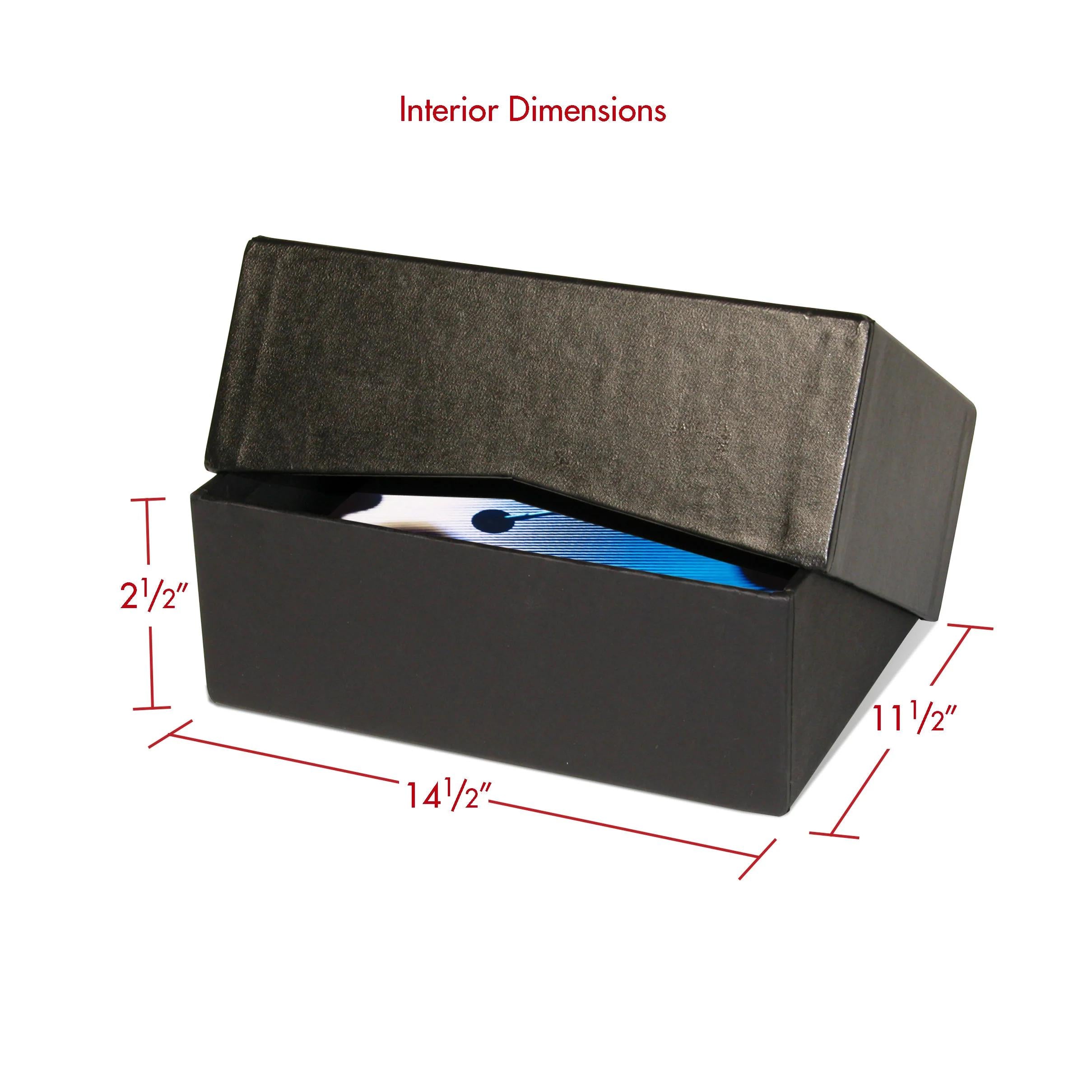 Print File Archival FB11142.5 Film & Print Storage Box - 11 x 14 x 2.5" (Black)-Film & Print Boxes 2-1/2" Deep-Kudos Cameras