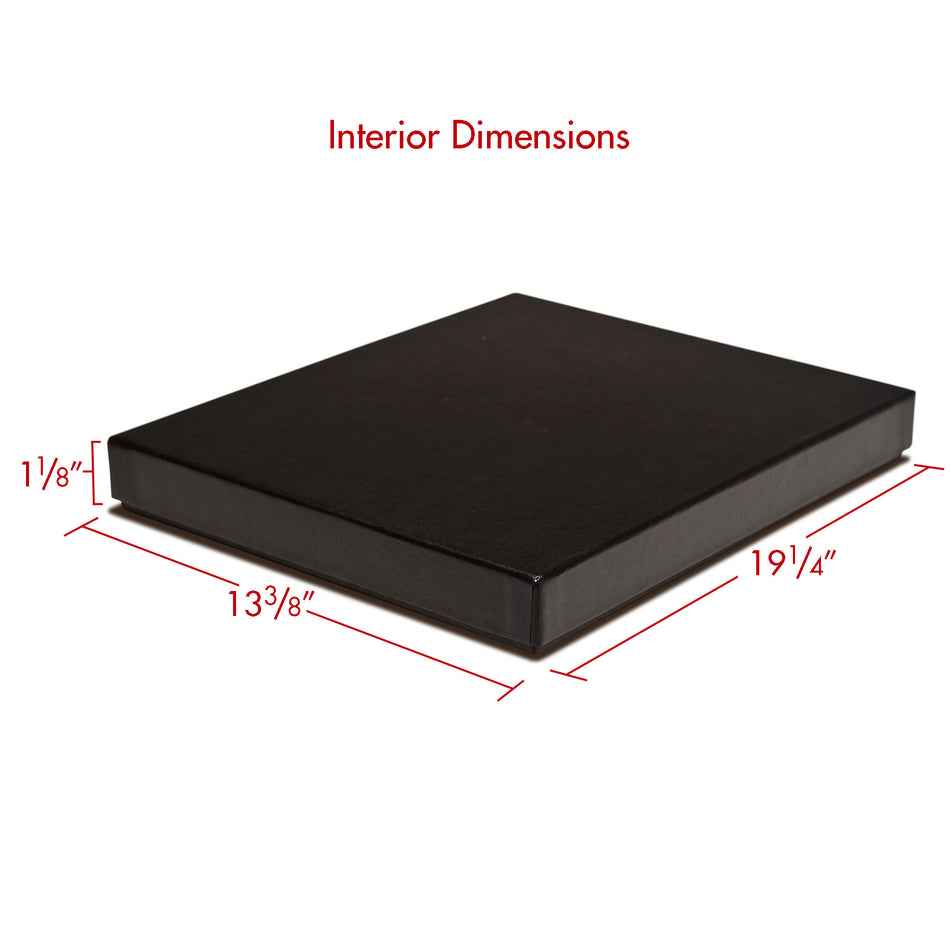 Print File Archival FB1319 Film & Print Storage Box - 13 x 19 x 1.1" (Black)-Film & Print Boxes 1" Deep-Kudos Cameras