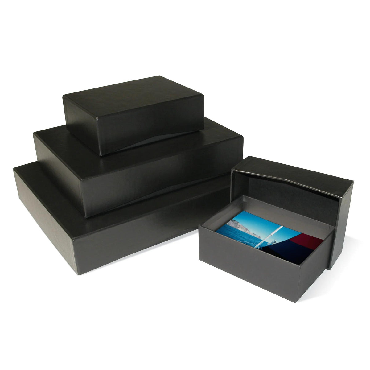 Print File Archival FB462.5 Film & Print Storage Box - 4 x 6 x 2.5" (Black)-Film & Print Boxes 2-1/2" Deep-Kudos Cameras