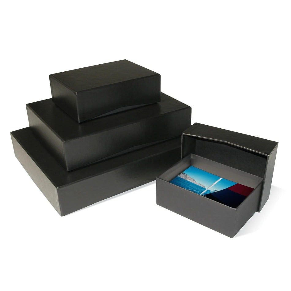 Print File Archival FB572.5 Film & Print Storage Box - 5 x 7 x 2.5" (Black)-Film & Print Boxes 2-1/2" Deep-Kudos Cameras