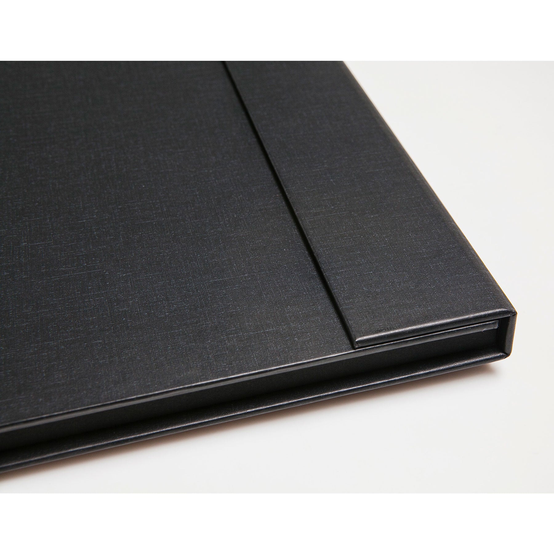 Print File Archival FOL1114BLK Magnetic Folio Folder with Black Lining - 11 x 14" (Black)-Black Folios with Magnetic Closures-Kudos Cameras