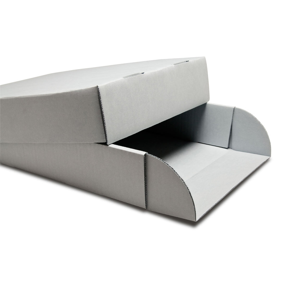 Print File Archival G20163 Acrylic Coated Corrugated Storage Box - 16 x 20 x 3" (Grey)-Acrylic Coated Corrugated Boxes-Kudos Cameras