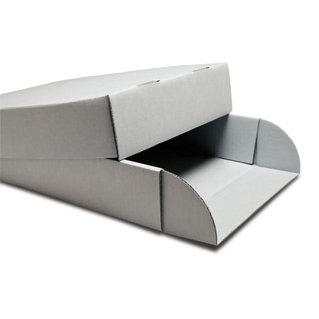 Print File Archival G20163 Acrylic Coated Corrugated Storage Box - 16 x 20 x 3" (Grey)-Acrylic Coated Corrugated Boxes-Kudos Cameras