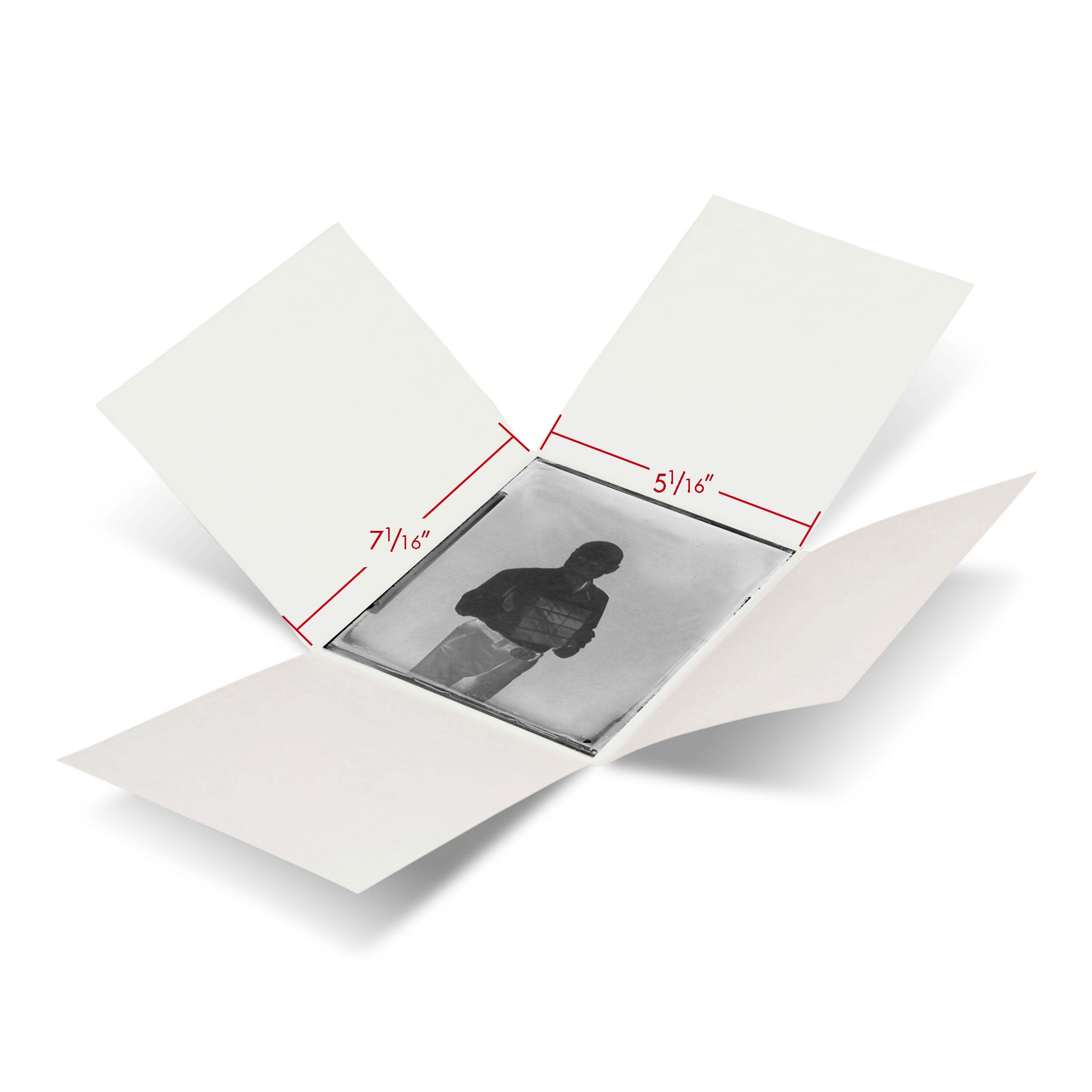 Print File Archival GPN57 Glass Plate Negative Four-Flap Enclosure 5 x 7" (25 Pack)-Negative Storage Print Envelopes / Boxes-Kudos Cameras