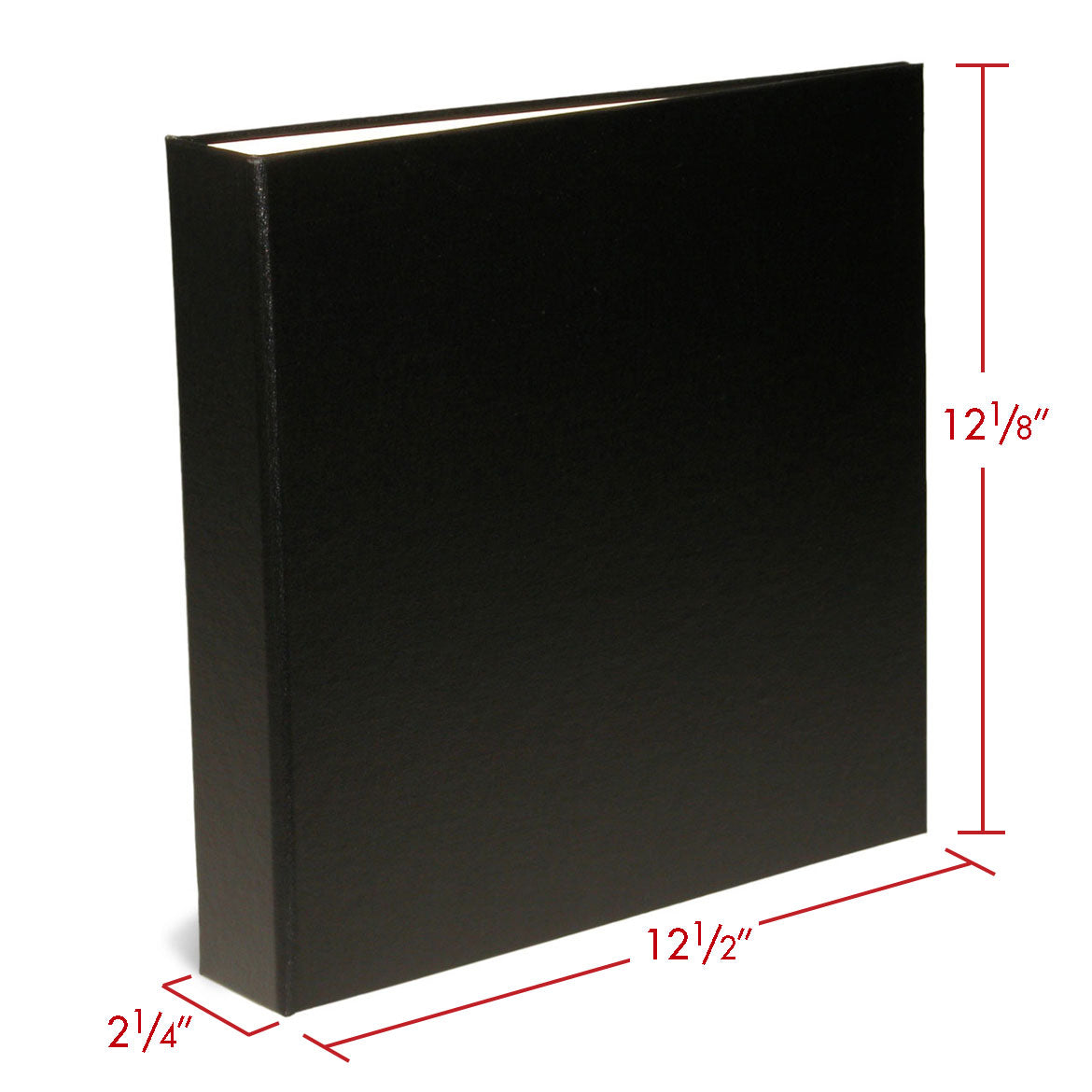 Print File Archival OB-BIND/SLIP1.5BLK Oversized Buckram Album Binder & Slipcase (Black)-Oversize Archival Binder & Slipcase-Kudos Cameras