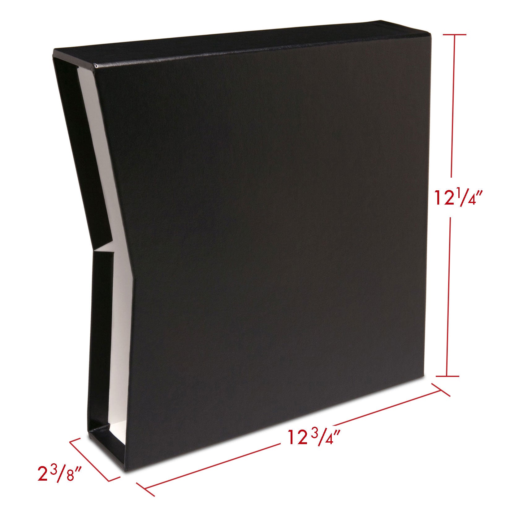Print File Archival OB-BIND/SLIP1.5BLK Oversized Buckram Album Binder & Slipcase (Black)-Oversize Archival Binder & Slipcase-Kudos Cameras