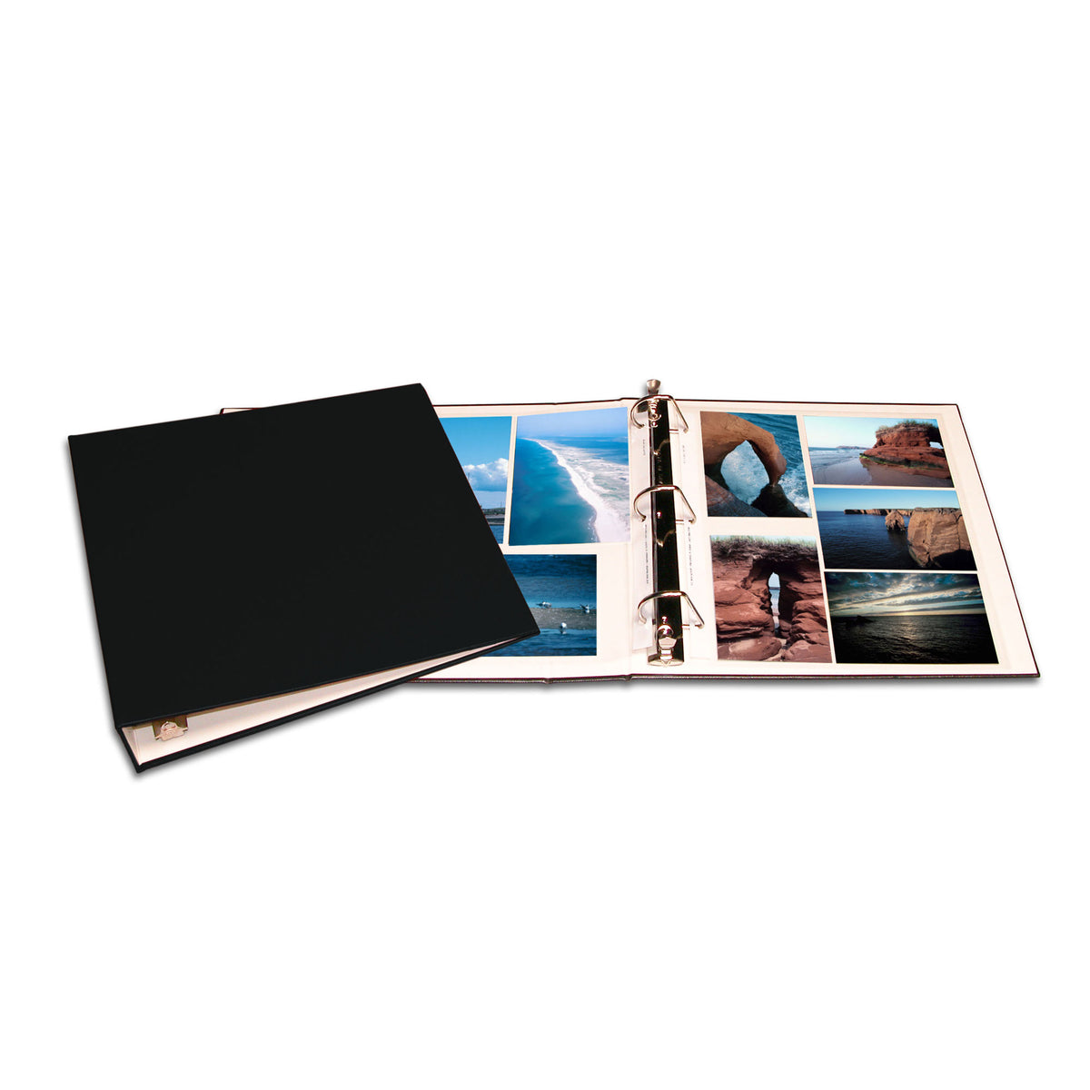 Print File Archival OB-BIND/SLIP1.5BLK Oversized Buckram Album Binder & Slipcase (Black)-Oversize Archival Binder & Slipcase-Kudos Cameras