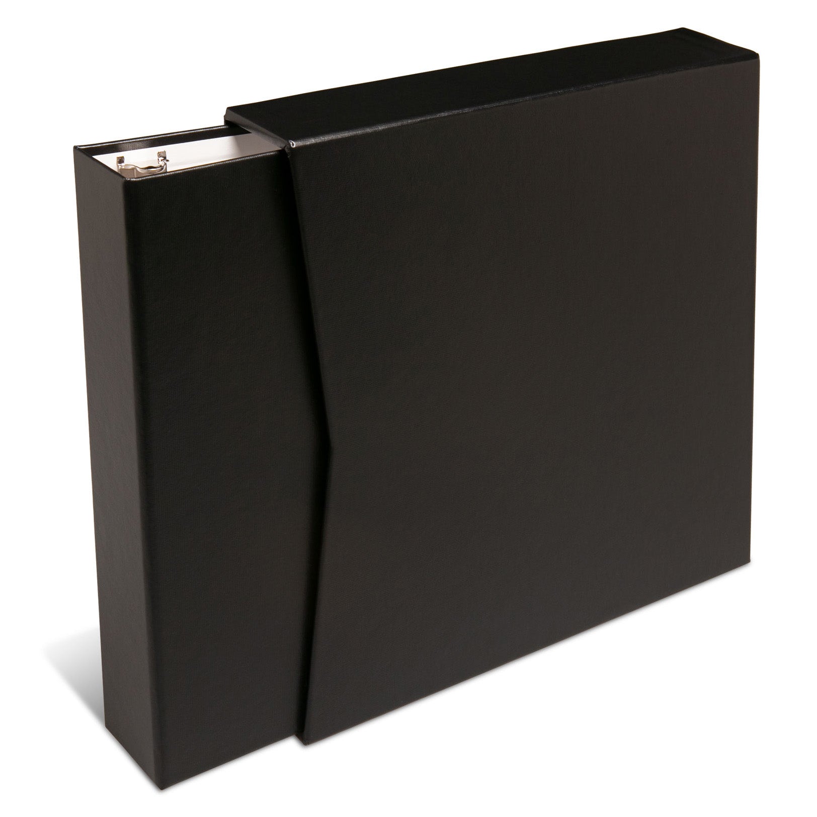 Print File Archival OB-BIND/SLIP1.5BLK Oversized Buckram Album Binder & Slipcase (Black)-Oversize Archival Binder & Slipcase-Kudos Cameras
