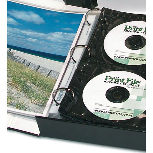Print File Archival PBB12132 Portfolio Box Binder 1.5" (Black)-Portfolio Box Binders-Kudos Cameras