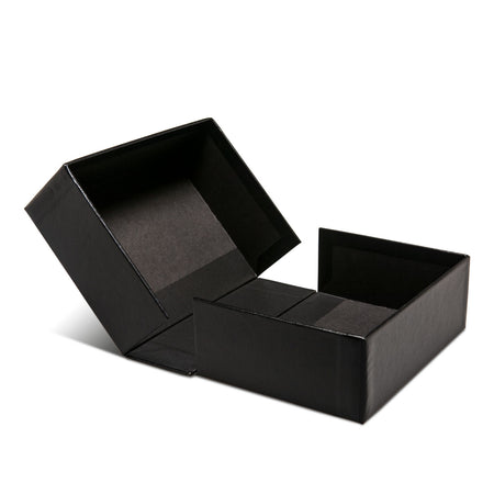 Print File Archival PBB462 Clamshell Portfolio Box with Black Lining - 4 x 6 x 2.5" (Black)-Clamshell Portfolio Boxes 2-1/2" Deep-Kudos Cameras