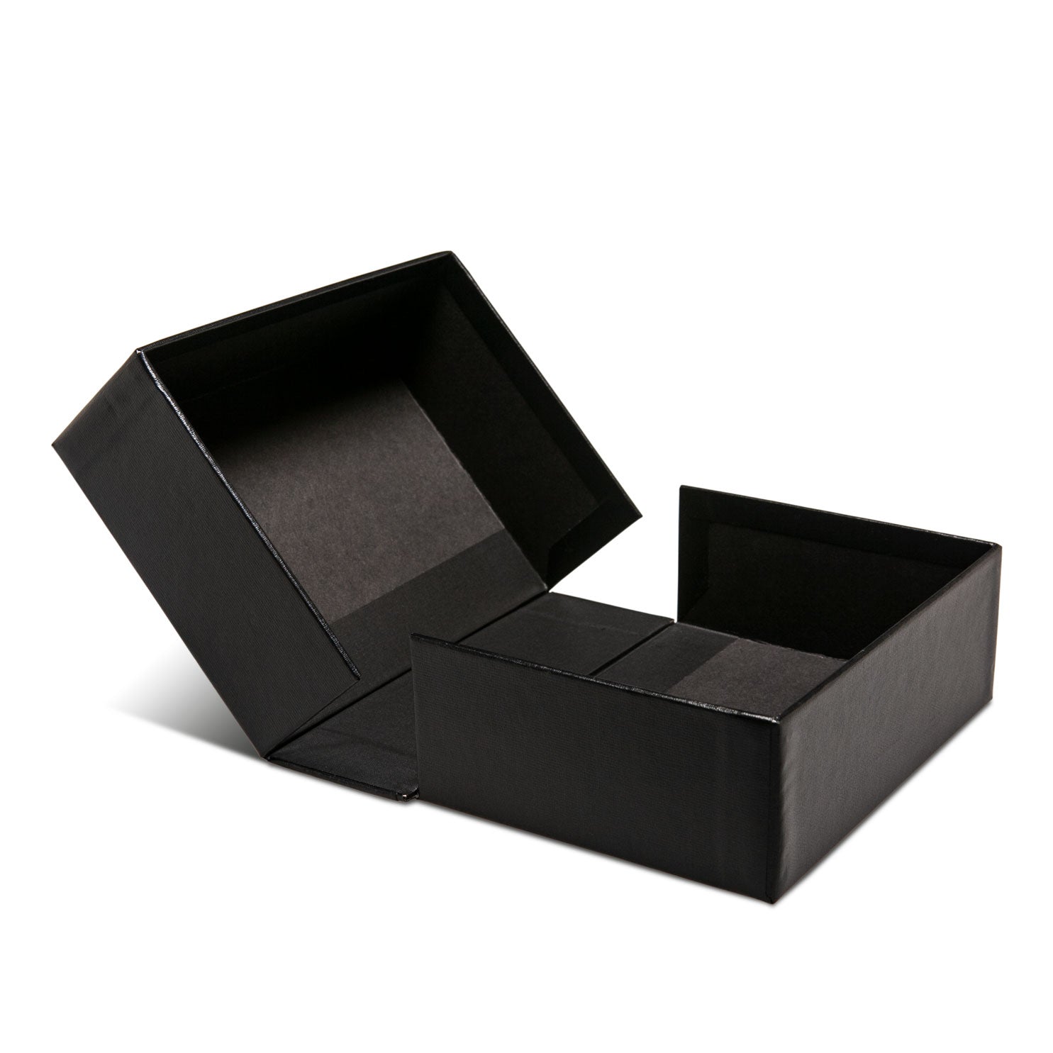 Print File Archival PBB572 Clamshell Portfolio Box with Black Lining - 5 x 7 x 2.5" (Black)-Clamshell Portfolio Boxes 2-1/2" Deep-Kudos Cameras